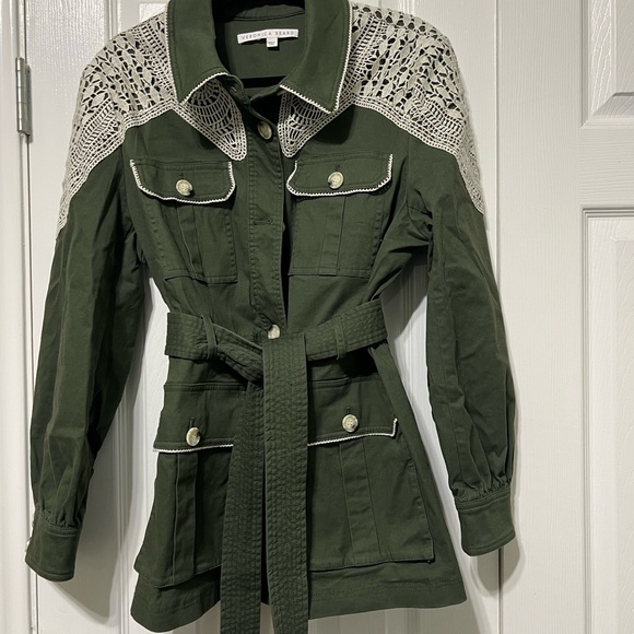 Veronica Beard Vanna Woven Canvas Jacket - Picture 4 of 8